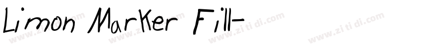 Limon Marker Fill字体转换